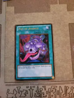 YUGIOH POT OF AVARICE GLD4-EN040 GOLD LIMITED ED VLP - Image 2