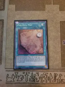 YUGIOH PIRI REIS MAP BROL-EN023 SECRET 1ST ED NM - Image 1