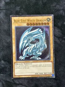 YUGIOH Blue-Eyes White Dragon OP28-EN001 Ultimate Rare NM #57 - Image 1