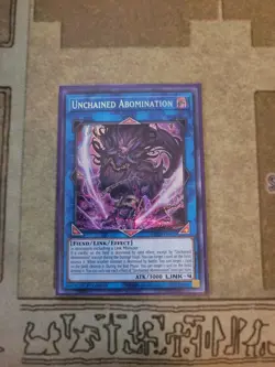 YUGIOH UNCHAINED ABOMINATION MP20-EN175 PRISMATIC SECRET 1ST ED NM - Image 1