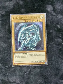 YUGIOH Blue-Eyes White Dragon OP28-EN001 Ultimate Rare NM #52 - Image 1