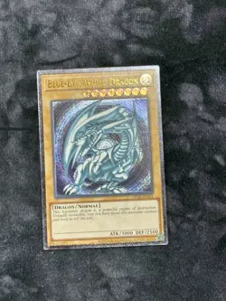 YUGIOH Blue-Eyes White Dragon OP28-EN001 Ultimate Rare NM #50 - Image 1