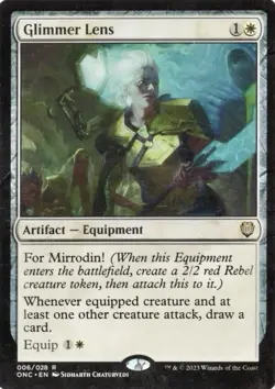 1x Glimmer Lens VLP/NM Eng MTG - All Will Be One Commander Magic Card - Image 1