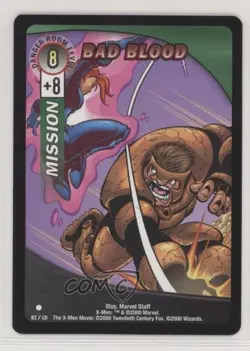 2000 The X-Men Movie Trading Card Game Bad Blood #83 - Image 1