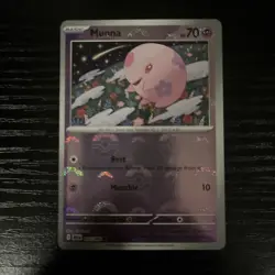 Pokemon TCG Munna 035/086 Black Bolt Poke Ball Reverse Holo Common Card - NM - Image 1