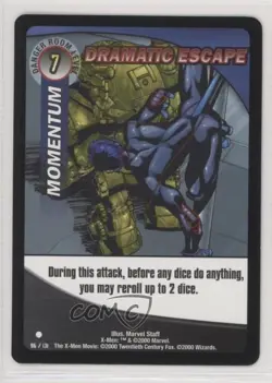2000 The X-Men Movie Trading Card Game Dramatic Escape #96 - Image 1