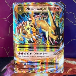Pokemon Mega M Charizard EX Ultra Rare TCG Card 13/108 Pack Fresh Mint - Image 1