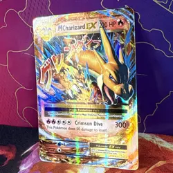 Pokemon Mega M Charizard EX Ultra Rare TCG Card 13/108 Pack Fresh Mint - Image 2