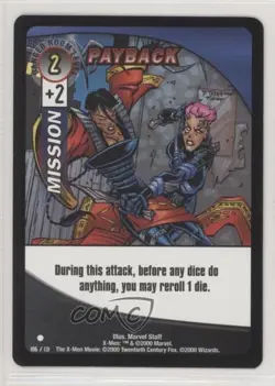 2000 The X-Men Movie Trading Card Game Payback #106 - Image 1