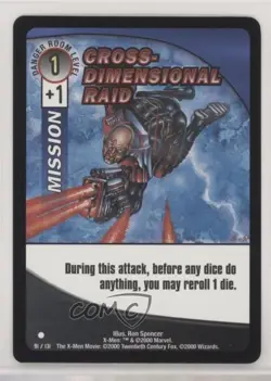 2000 The X-Men Movie Trading Card Game Cross-Dimensional Raid #91 - Image 1