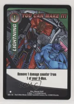 2000 The X-Men Movie Trading Card Game You Can Make It! #120 - Image 1
