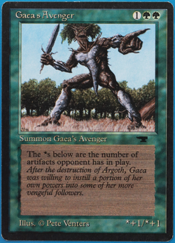 Gaea's Avenger Antiquities PLD (Reserved List MTG Magic Card) (500902) ABUGames - Image 1