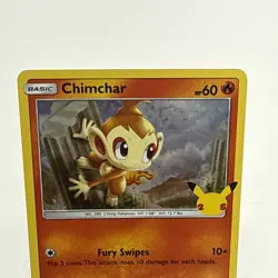 Chimchar Holo Pokemon 25th Anniversary Stamp 2021 McDonald’s Card! NM - Image 2