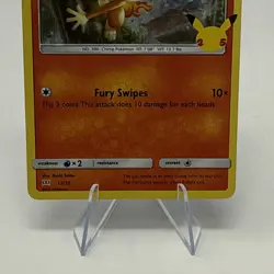 Chimchar Holo Pokemon 25th Anniversary Stamp 2021 McDonald’s Card! NM - Image 3