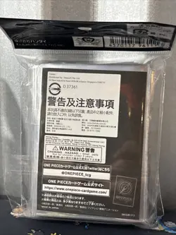 One Piece Card Sleeves Black & Pink 70 Sleeves Ver.6 BANDAI Official Japanese !! - Image 3
