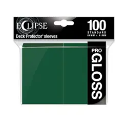 Ultra Pro Card Sleeves Standard Eclipse Gloss - Forest Green (100) New - Image 1