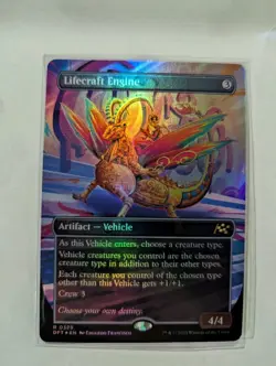 Lifecraft Engine (Borderless) MTG Aetherdrift Foil RARE - Image 1