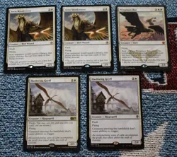 MTG 5x Rare White Aven Mindcensor, Wingmate Roc, Hushwing Gryff - Image 1