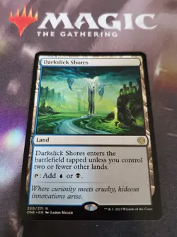 Mtg. Darkslick Shores. Phyrexia: All Will Be One. Pack Fresh - Image 1