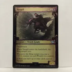 MTG Nazgul Magic: The Gathering Lord Of The Rings Showcase Scrolls Foil #0728 - Image 1
