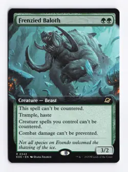 Frenzied Baloth (Extended Art) 0342 (R) MTG Edge of Eternities (EOE) - Image 1