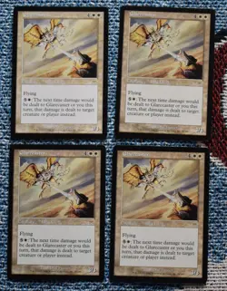 MTG 4x Rare White Bird Cleric GLARECASTER - Image 2