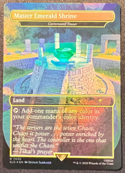 Magic The Gathering MTG Master Emerald Shrine - Secret Lair Sonic Foil Uncommon - Image 1