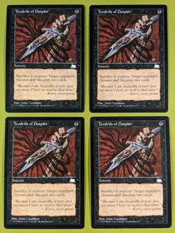 Tendrils of Despair x4 Weatherlight 4x Playset Magic the Gathering MTG - Image 1