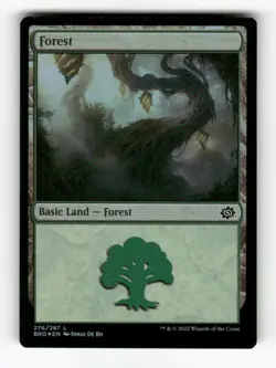 Forest () 276 NM Foil L MTG Magic The Brothers' War - Image 1