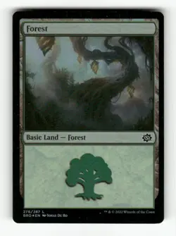 Forest () 276 NM Foil L MTG Magic The Brothers' War - Image 1