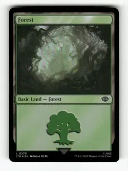 Forest (0270) 270 NM Foil L MTG Magic Universes Beyond: The Lord of the Rings: T - Image 1