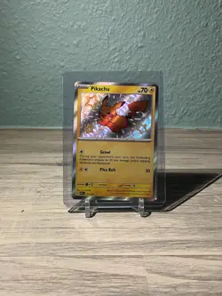 Pokemon Pikachu Shiny Full Art Paldean Fates PAF 131/091 NM English - Image 1