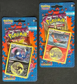 POKEMON XY PHANTOM FORCES BLISTER BOOSTER PACK NEW Greninja & Talonflame FOIL - Image 1