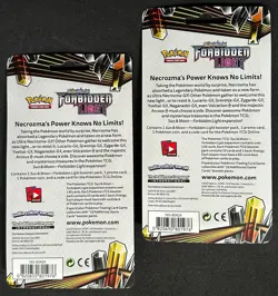 POKEMON SUN MOON FORBIDDEN LIGHT BLISTER BOOSTER PACK NEW EXEGGCUTE & ROCKRUFF - Image 2