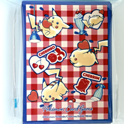 Pokemon Card Sleeve Pikachu & Heart 64ct Deck Shield Japanese Official New Seale - Image 3