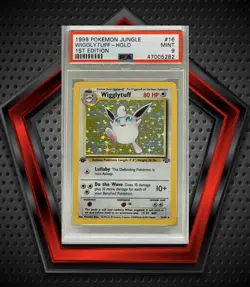 Wigglytuff *PSA 9* 1999 Pokemon Jungle 1st Edition Holo #16 - Image 1