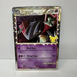 Pokemon Dragapult SWSH132 Sword & Shield Black Star Promo NM - Image 1