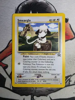 Smeargle 32/53 2001 Pokemon WOTC Black Star Promo LP Card - Image 1