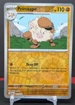 Pokemon Primeape 091/182 Reverse Holo Destined Rivals English NM - Image 1