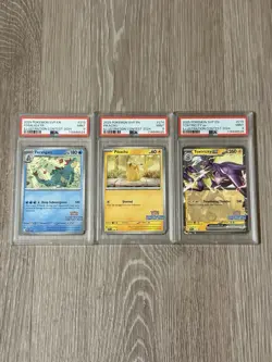 2025 POKEMON SVP EN PROMO ILLUSTRATION CONTEST 2024 Sequential Set PSA 9 - Image 1