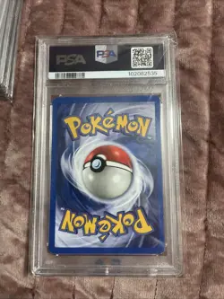 2000 Pokemon Neo Genesis Slow king Holo Rare PSA 4 - Image 2