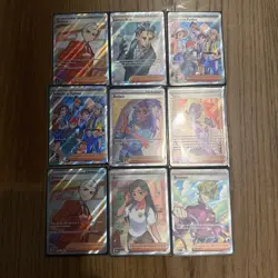 Prismatic Evolution Full Art Trainer Lot 9 Cards - Pokemon / NM Pack Fresh - Image 1