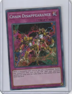 Yugioh LCKC-EN094 Chain Disappearance - Secret Rare Unlimited Edition - Image 1