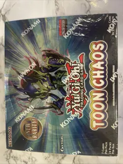 Yugioh Toon Chaos Booster Box New/Factory Sealed Unlimited Edition English 4012927843222 - Image 1