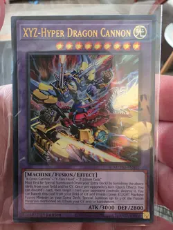Yugioh XYZ-Hyper Dragon Cannon MZTM-EN021 Ultra Rare 1st Ed Near Mint - Image 1