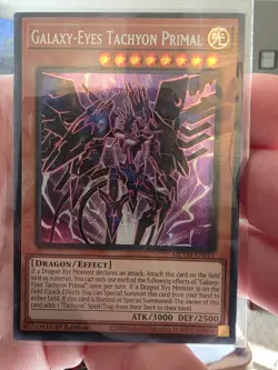 Yugioh MZTM-EN011 - Galaxy-Eyes Tachyon Primal - Secret Rare 1st Edition English - Image 1