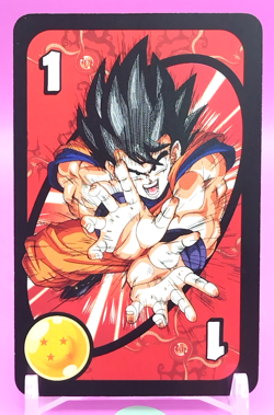 Son Goku / Dragon Ball Z Card Game UNO Special Rules Japanese Toei Anime RE - Image 1