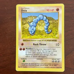Shadowless Onix 56/102 Common Base Set Pokemon Card - Image 1