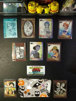 One Piece Card - LUFFY, ZORO, NAMI, USOPP, SANJI & CHOPPER (AMADA) '02 "ALL 9" - Image 2