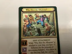 Vintage 1999 7th Sea CCG Who Shot the Albatross Collectible Trading Card - Image 2